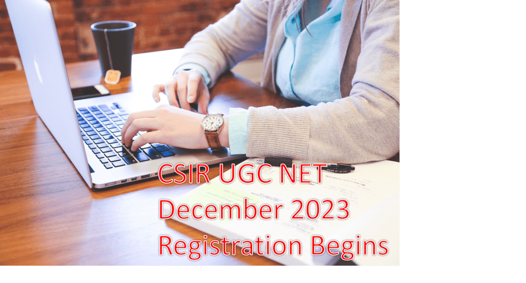 NTA CSIR UGC NET / JRF Test 2023 December Online form